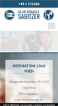 Mobile Screenshot of dr-sabitzer.at